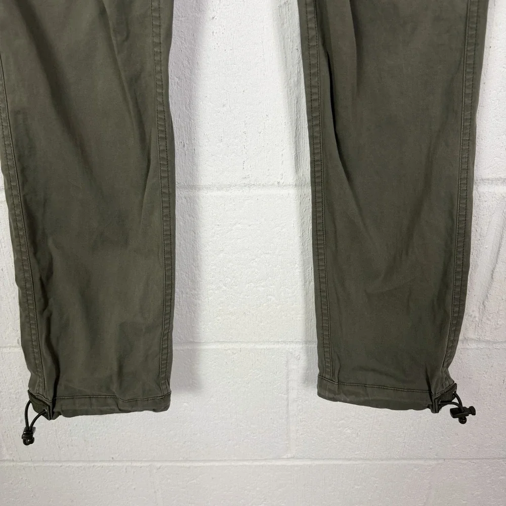 Abercrombie‎ Fitch Cargo Pants Paratrooper Green Slim Straight Utility 30X32